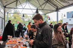 kita-gwunderwelt_halloween-2024_viele-besucher-am-buffet